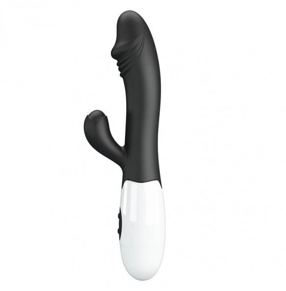 PRETTY LOVE - Snappy Wand Vibrator (Battery - Black)